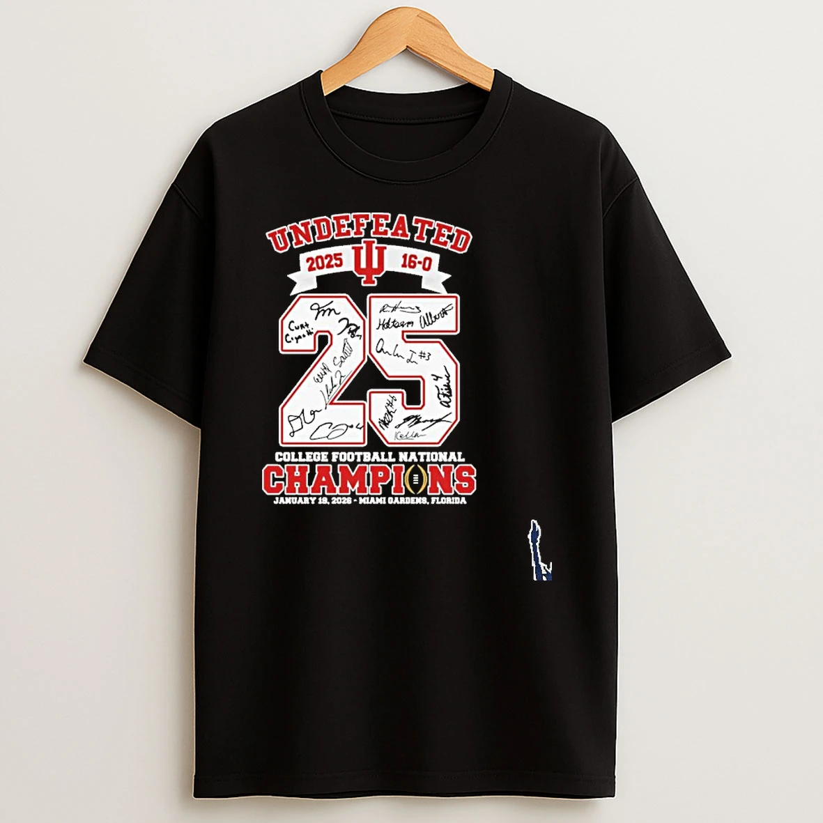 Indiana Hoosiers Undefeated 16 0 Cfp National Champions T Shirt