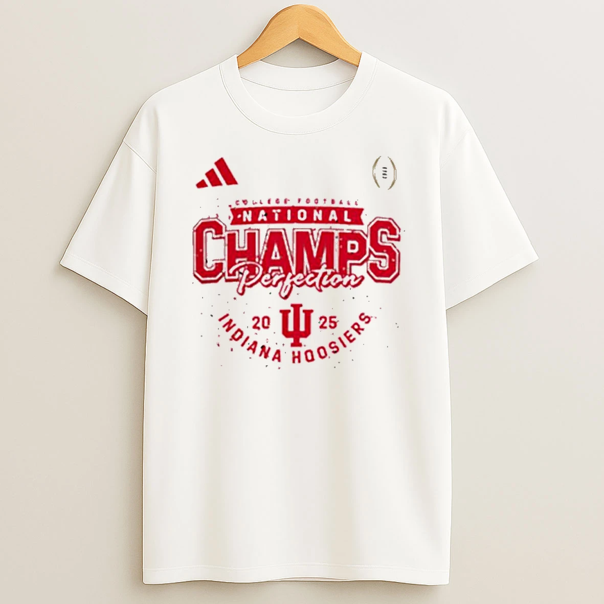 Indiana Hoosiers White Perfect Season National Champions 2026 T Shirt