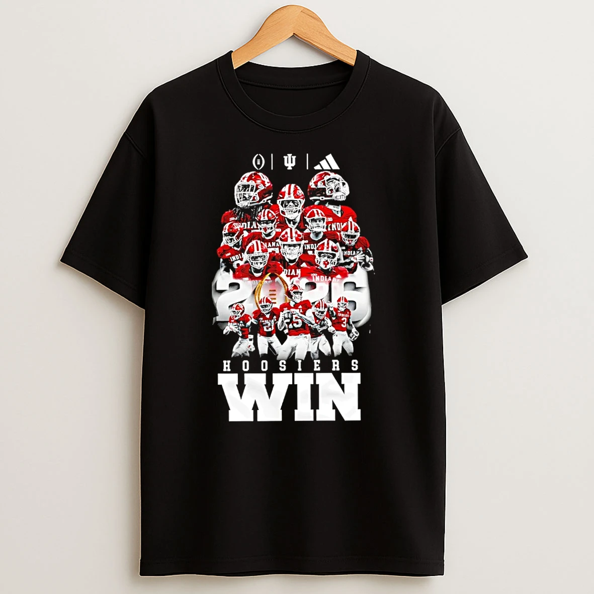 Indiana Hoosiers Win 2026 Cfp National Champions Team T Shirt