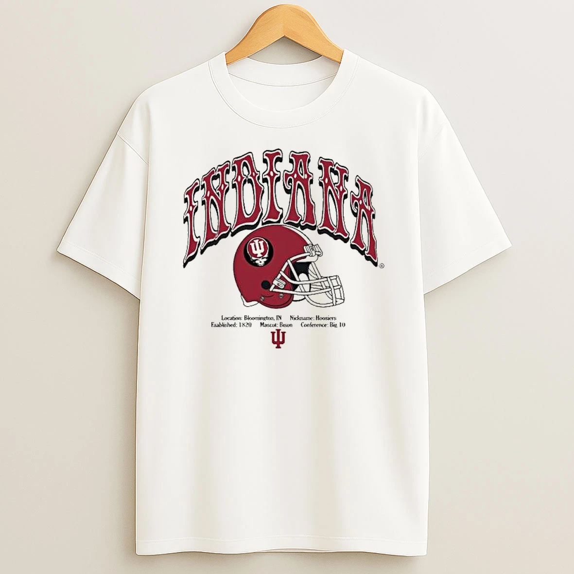 Indiana Hoosiers X Grateful Dead Steal Your Helmet T Shirt