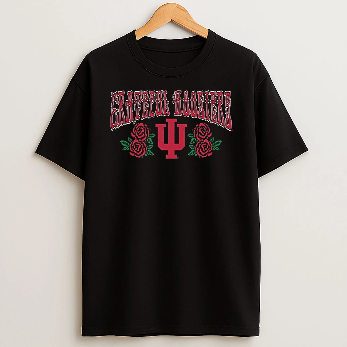 Indiana Hoosiers X Grateful Dead Wavy Grateful Hoosiers T Shirt