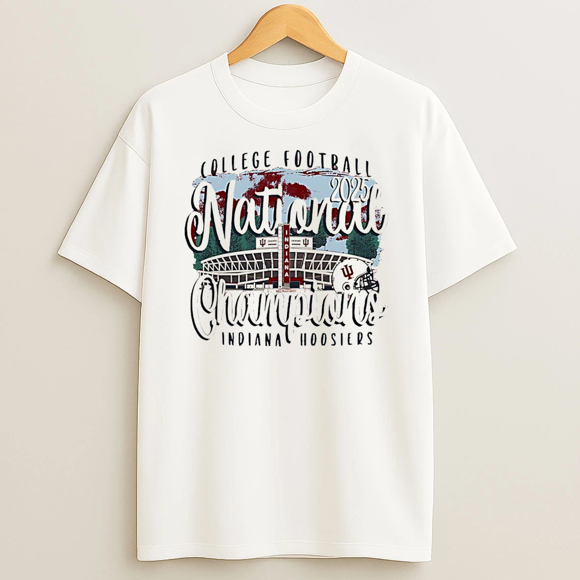 Indiana Hoosiers Football Cfp National Champions 2025 Stadium T Shirt