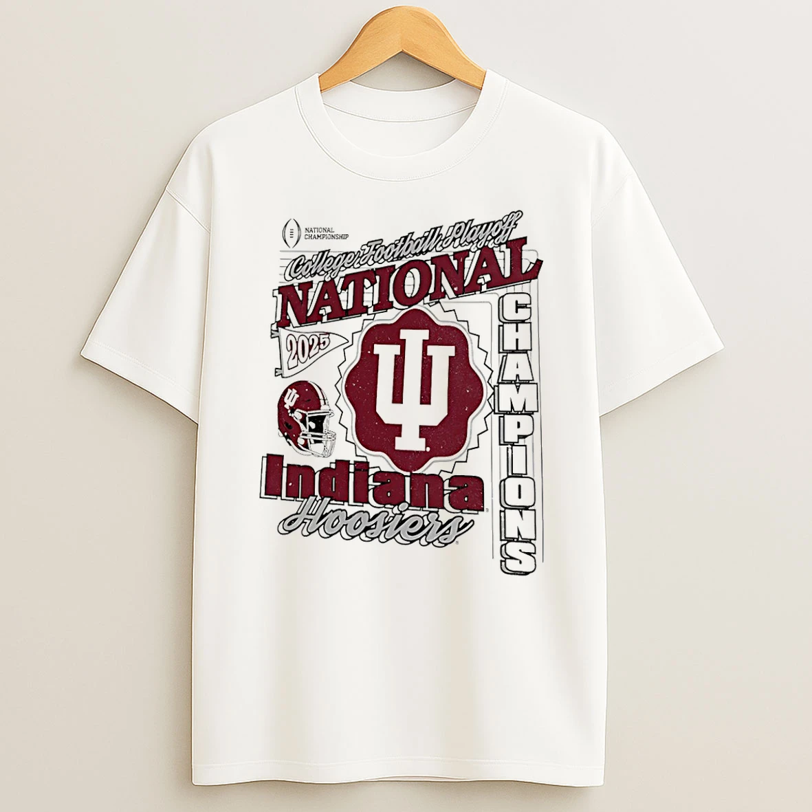 Indiana Hoosiers Football Cfp National Champions 2025 Retro T Shirt