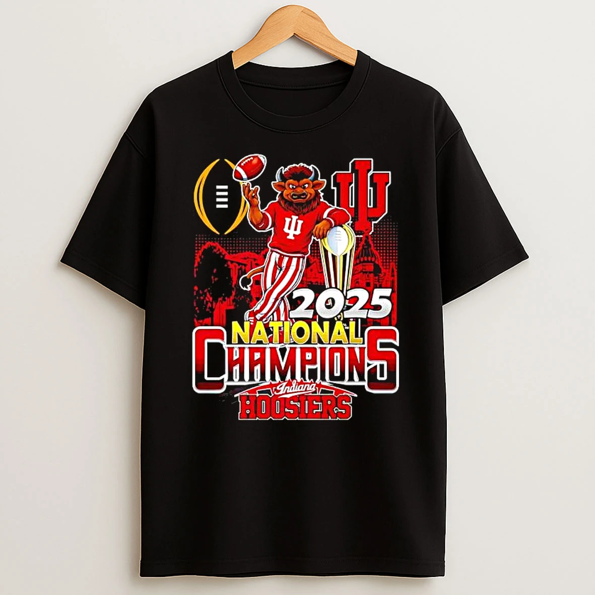 Indiana Hoosiers The Bison National Champions 2025 T Shirt