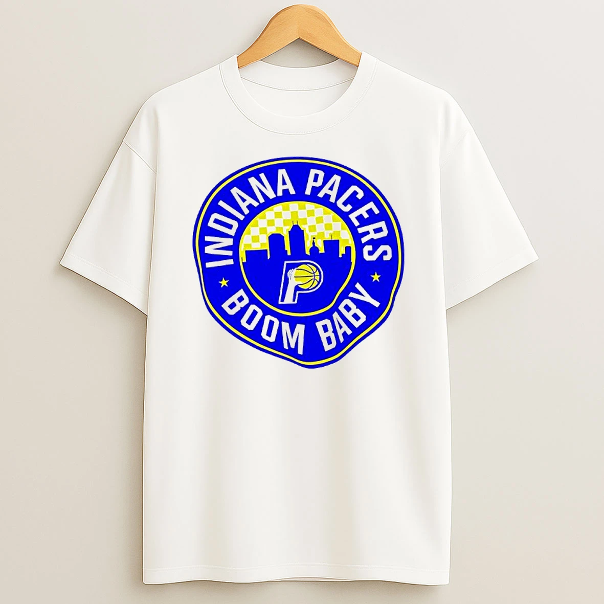 Indiana Pacers Boom Baby Logo T Shirt