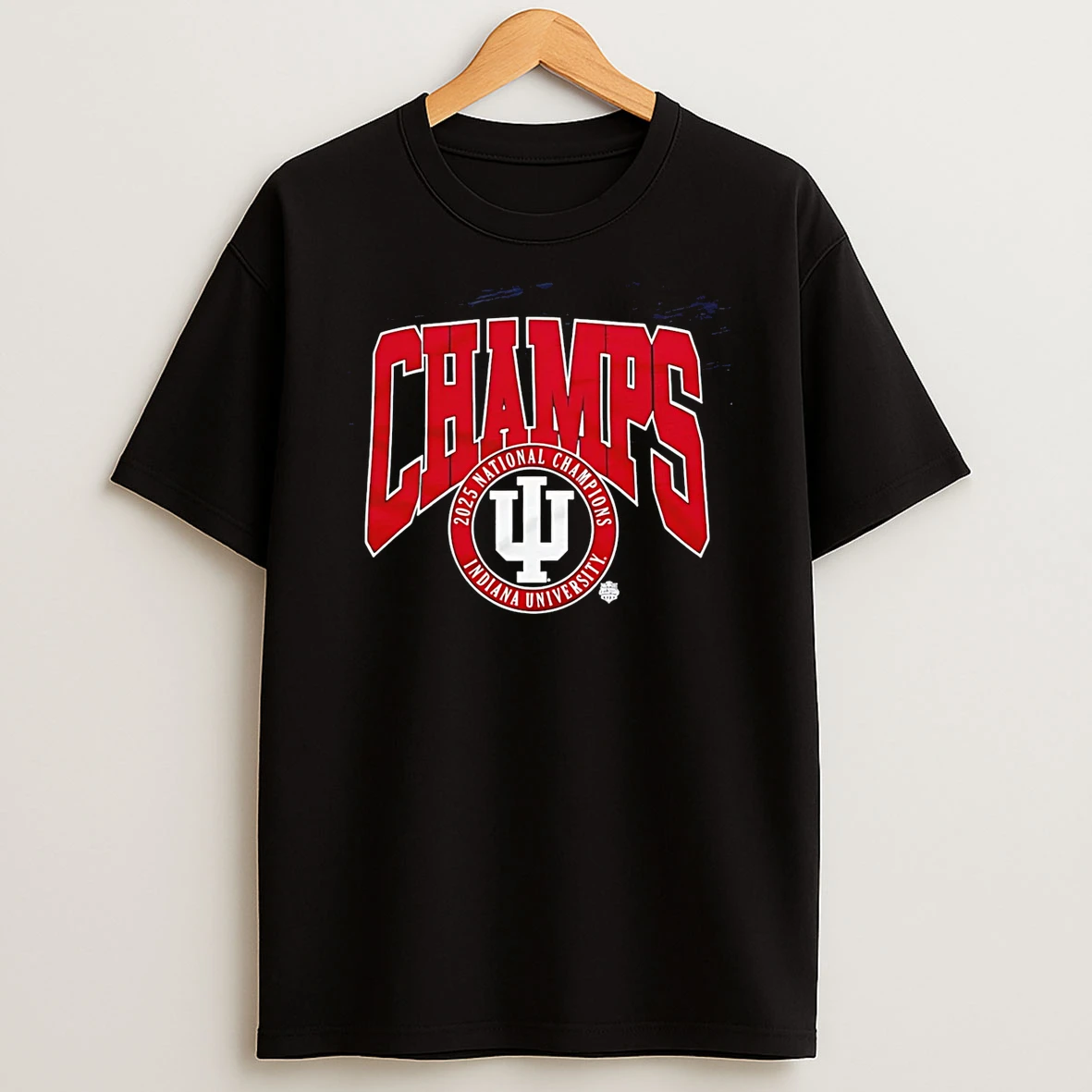 Indiana University 2025 National Champions Logo T Shirt