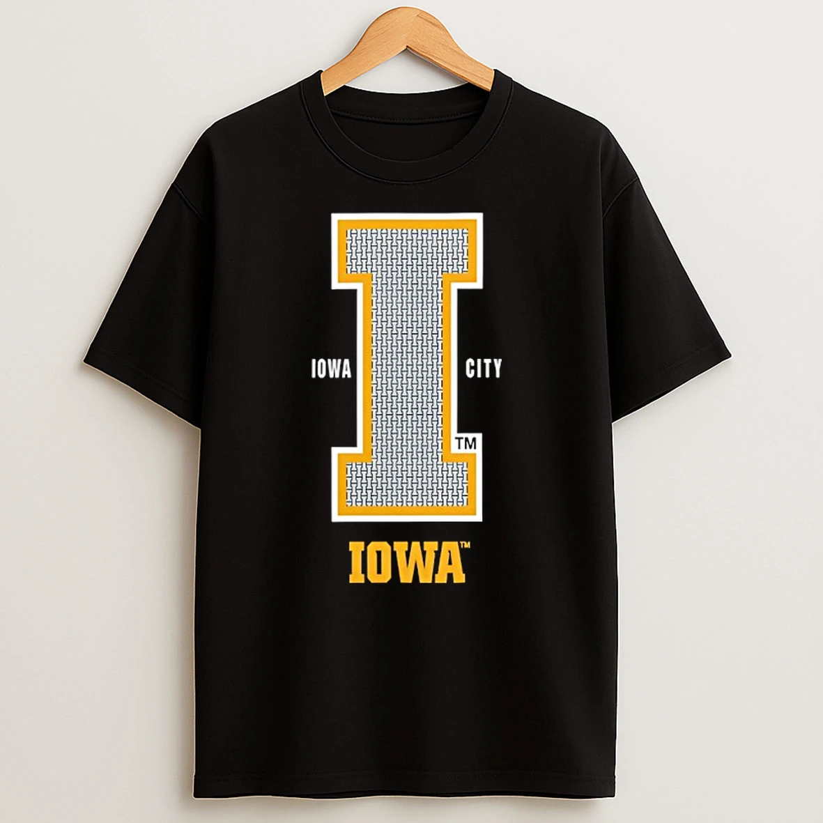 Iowa Hawkeyes Football Ncaa Iowa City Logo T Shirt