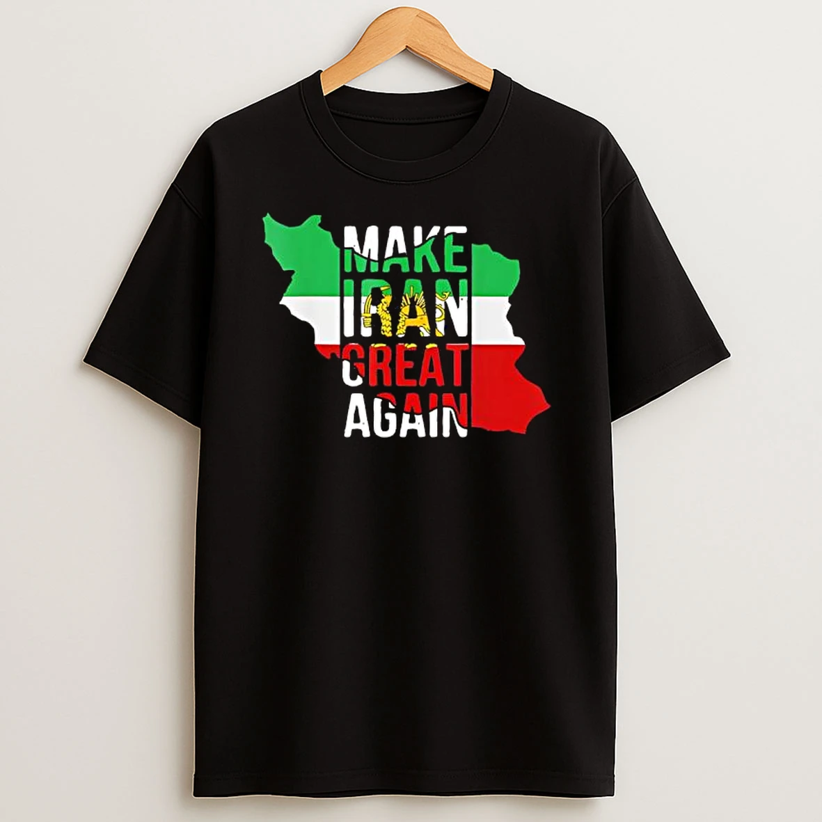 Iranian Make Iran Great Again Emblem Of Iran Miga T Shirt