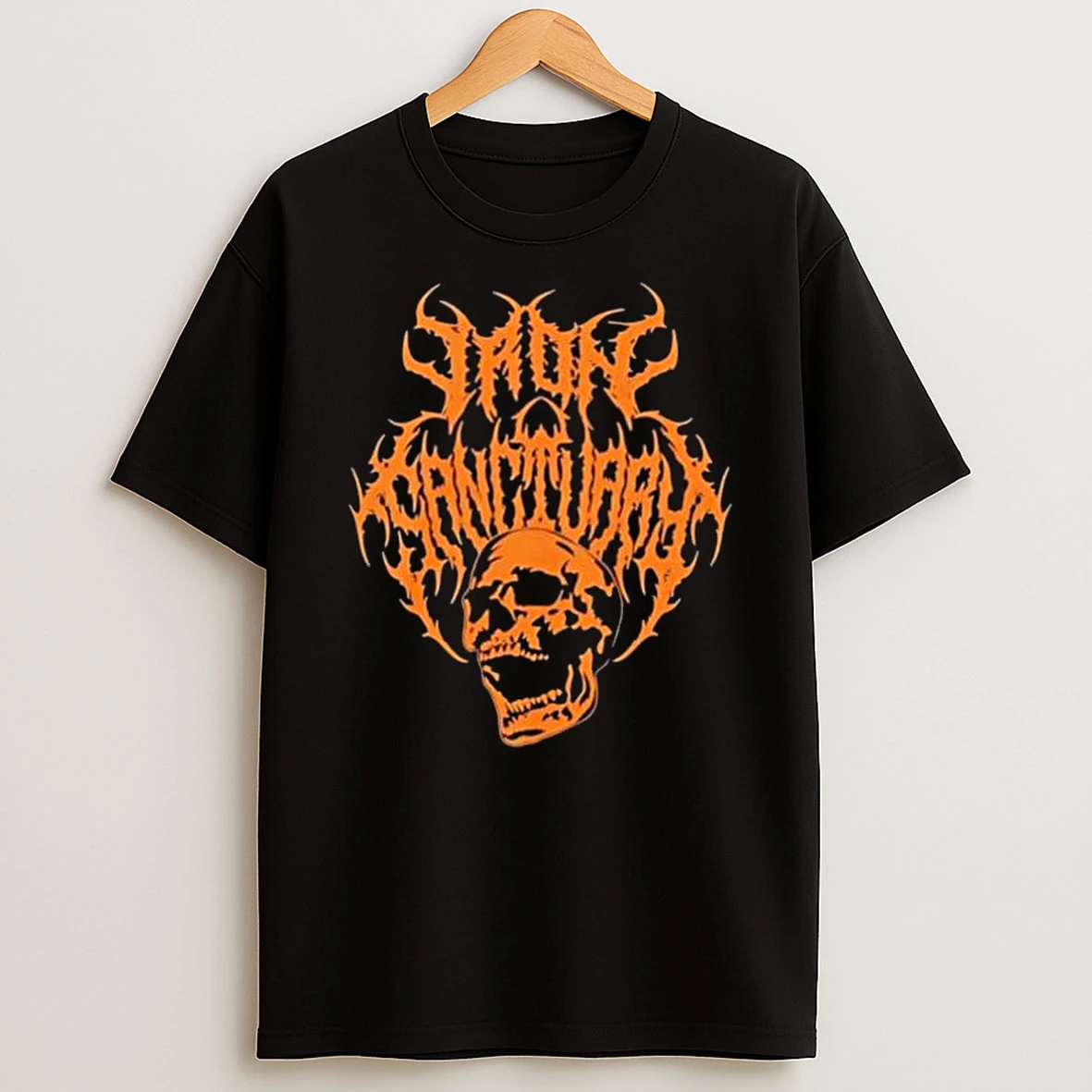 Iron Sanctuary Bxactiv Skull Metal T Shirt