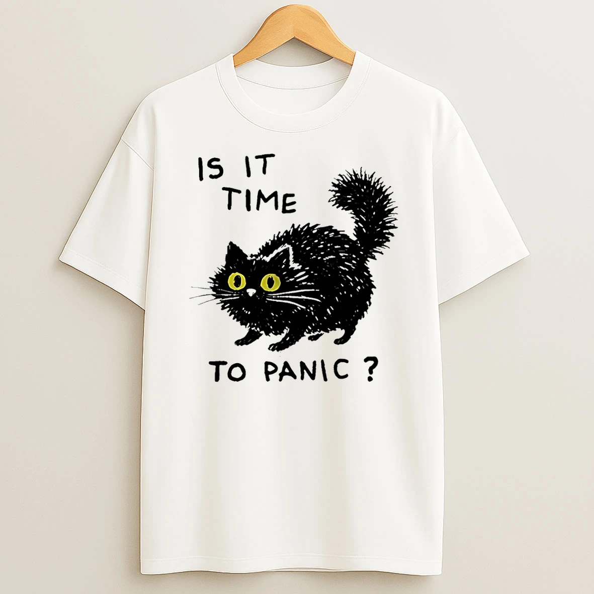 Is It Time To Panic Cat T Shirt