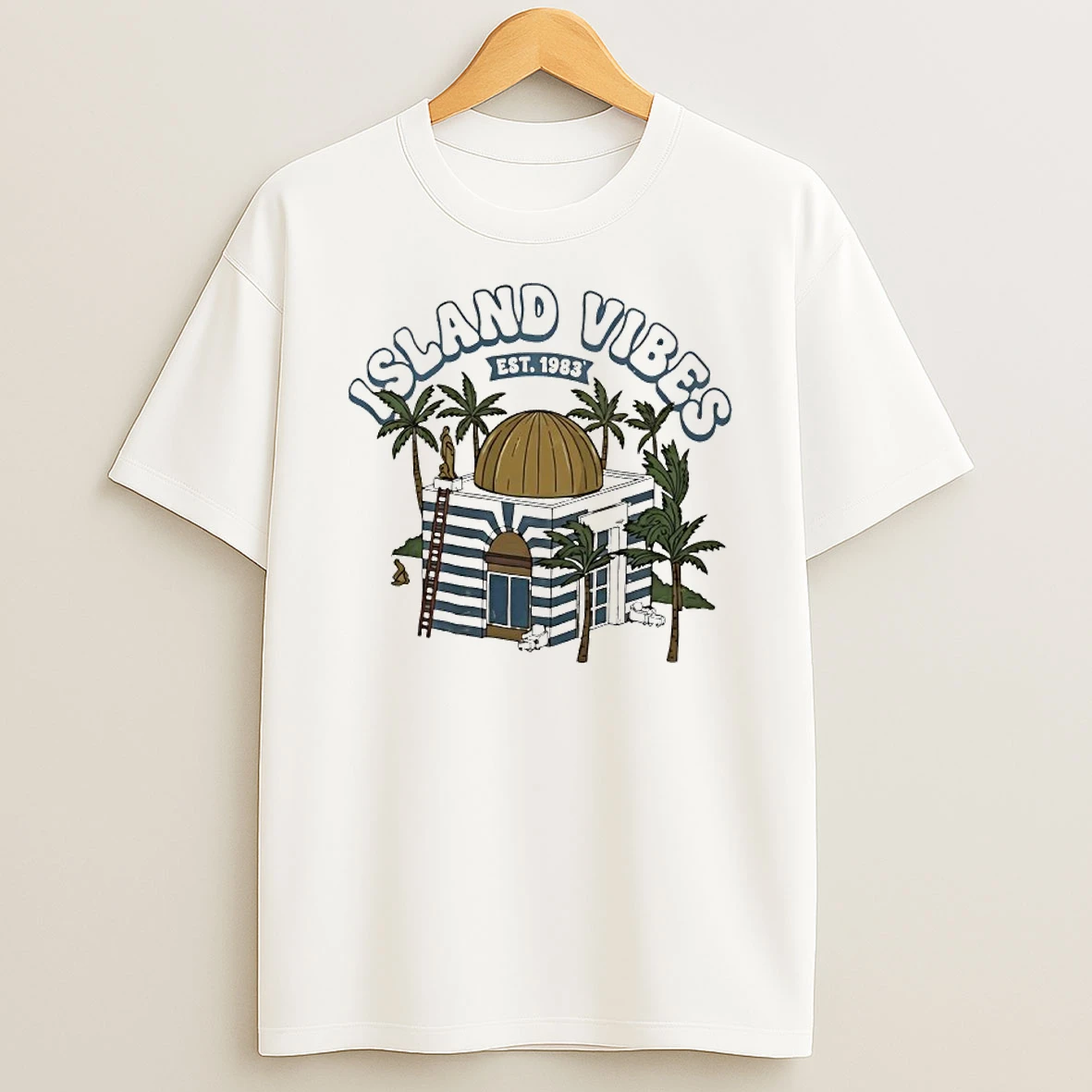 Island Vibes Est 1983 Vintage T Shirt