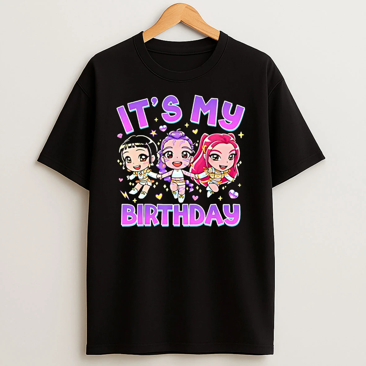 Its My Birthday Cute Chibi Kpop Funny Birthday Girl T Shirt