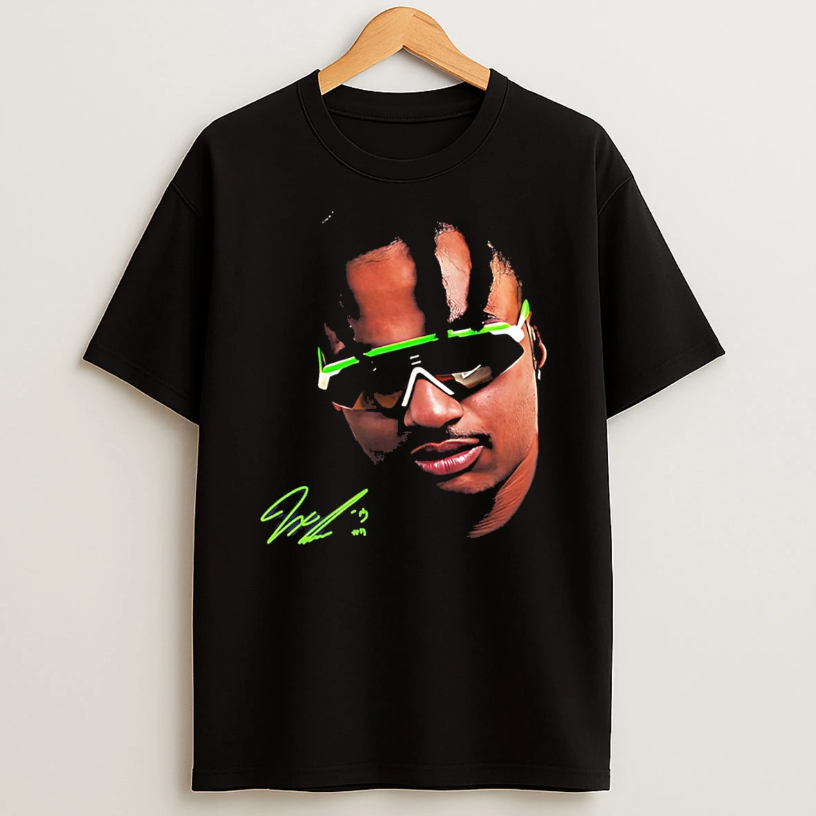 Jsn Jaxon Smith Njigba Big Face Seattle Seahawks Football Signature T Shirt