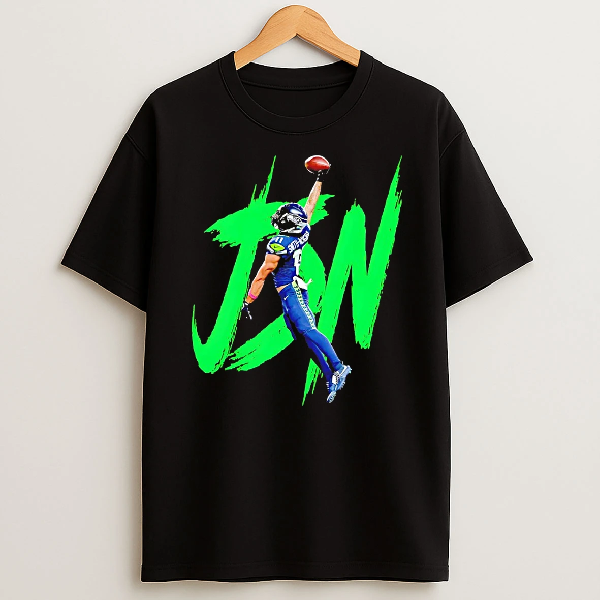 Jsn Jaxon Smith Njigba Posing Seattle Seahawks Football 2025 T Shirt