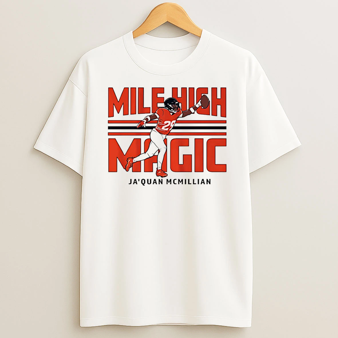 Jaquan Mcmillian Denver Broncos Mile High Magic T Shirt