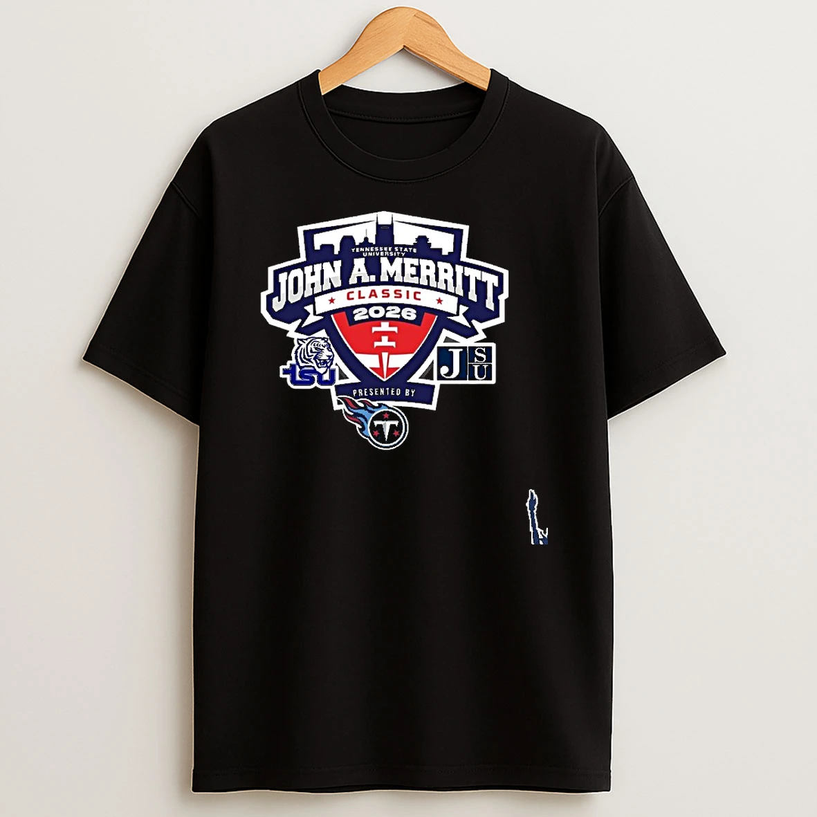 Jackson State Tigers Vs Tennessee State Tigers 2026 John A Merritt Classic T Shirt