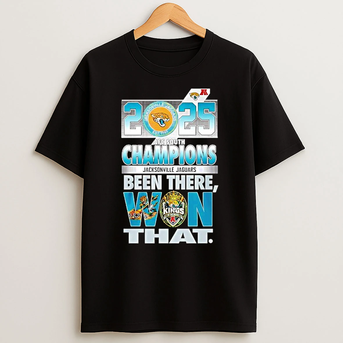 Jacksonville Jaguars 2025 Afc South Champions Been There Won That T Shirt