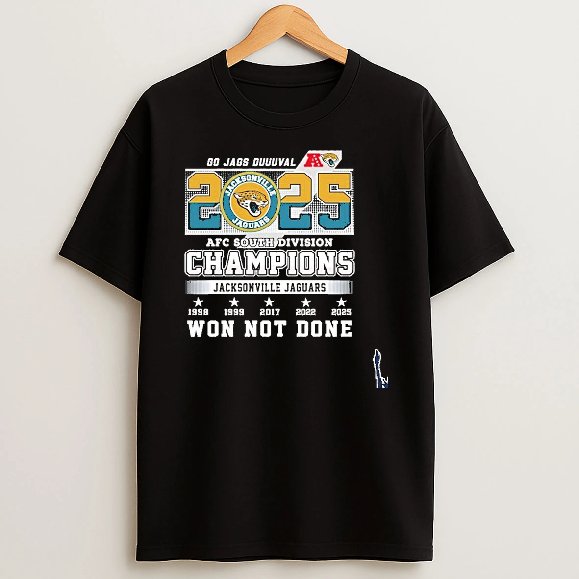 Jacksonville Jaguars Afc South Champions Go Jags Duuuval T Shirt