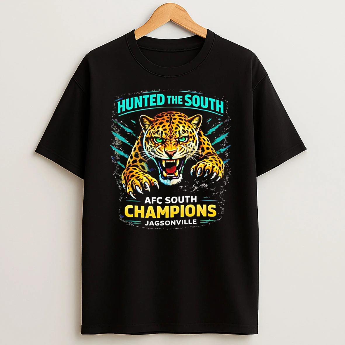 Jacksonville Jaguars Afc South Champions Jacksonville Hunted The South T Shirt