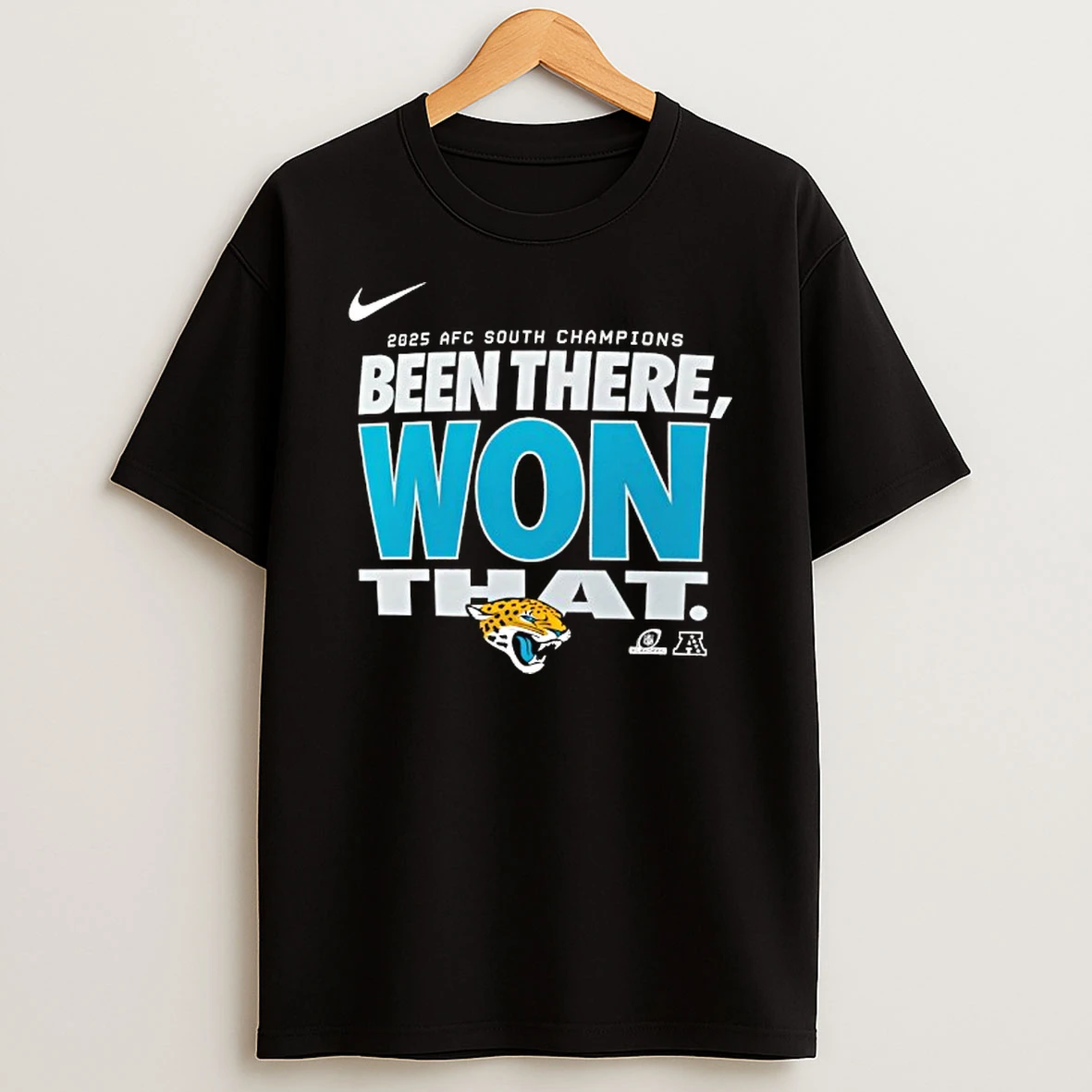 Jacksonville Jaguars Been There Won That 2025 Afc South Division Champions T Shirt