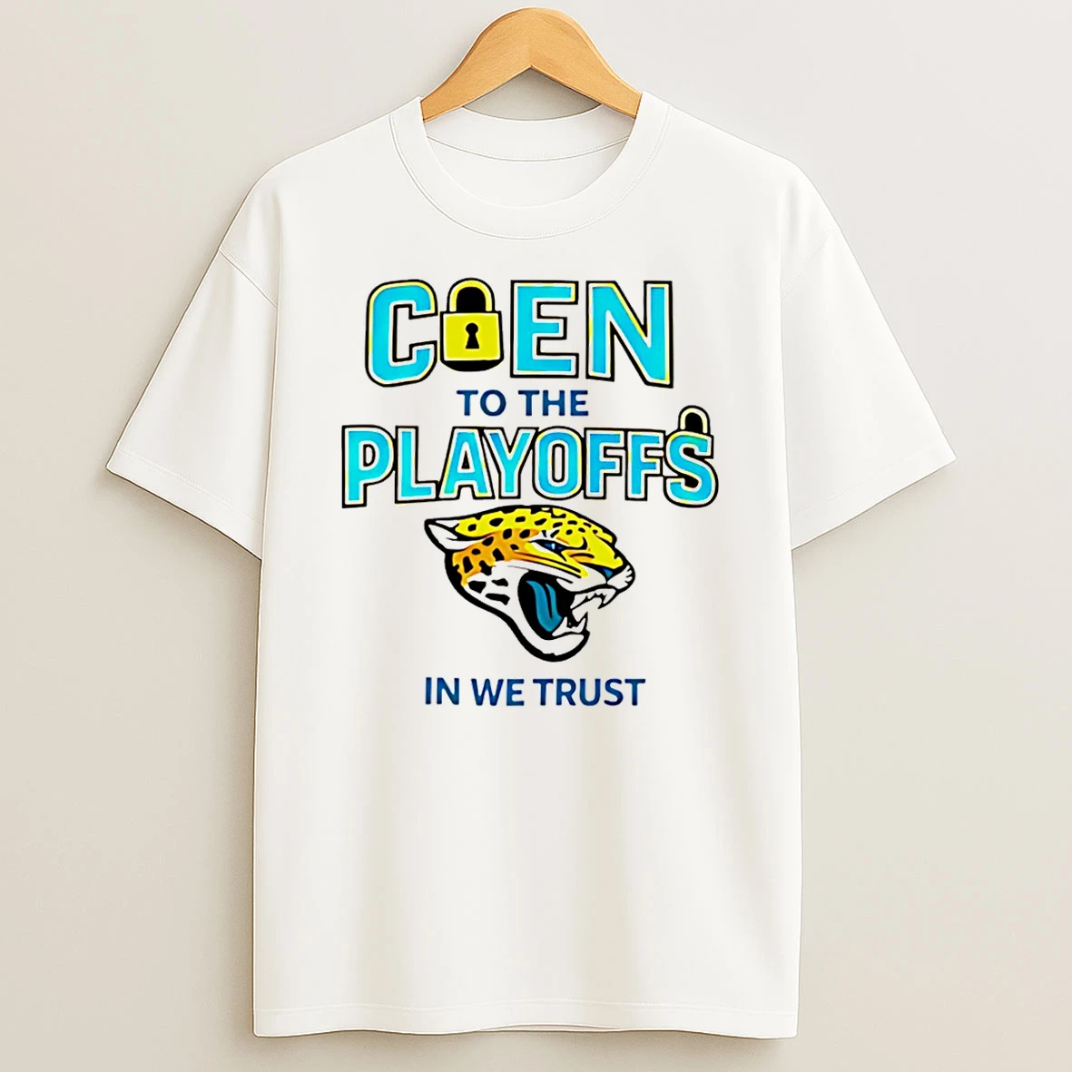 Jacksonville Jaguars Coen To The Playoffs In We Trust T Shirt