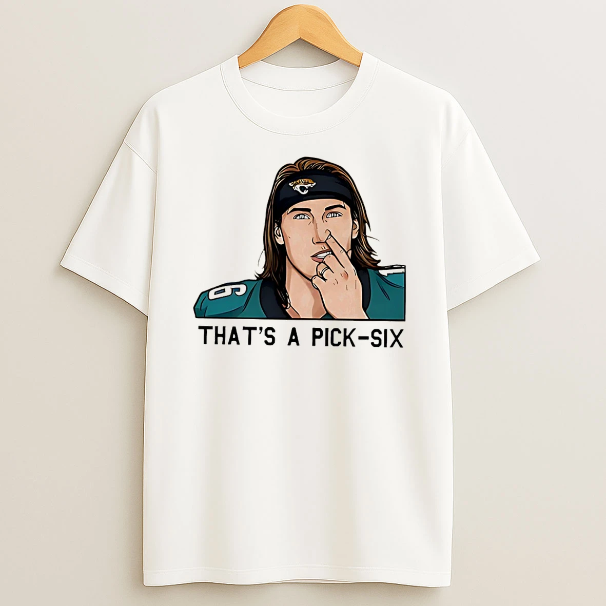 Jaguars Trevor Lawrence Thats A Pick Six Cartoon T Shirt
