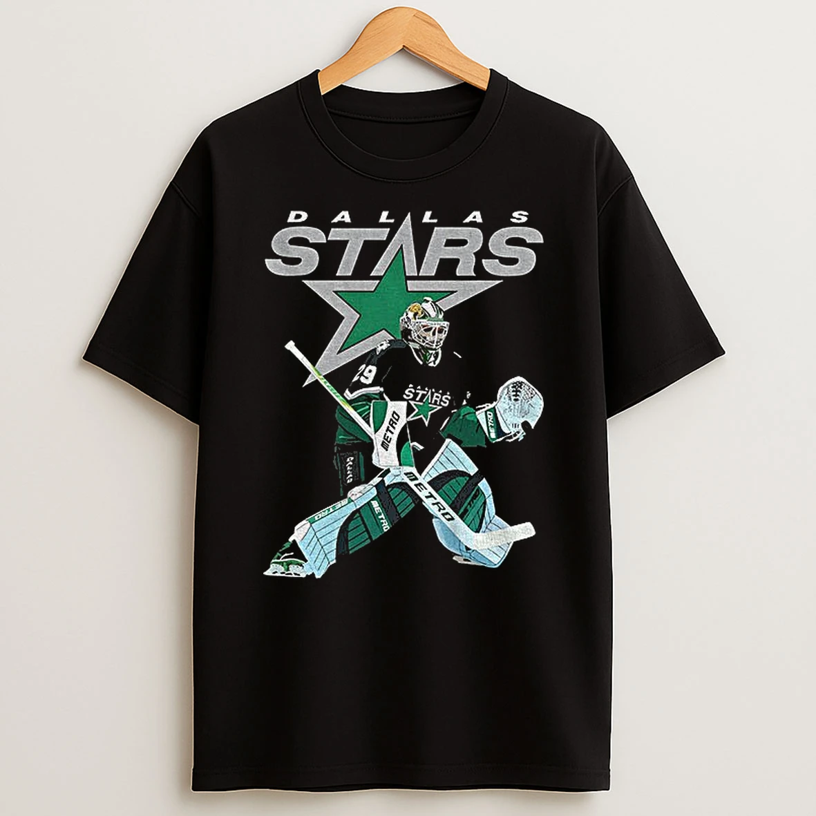 Jake Oettinger Dallas Stars Nhl Hockey Metro Cartoon T Shirt