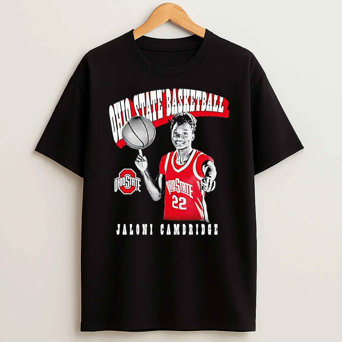 Jaloni Cambridge Ohio State Buckeyes Illustrated T Shirt