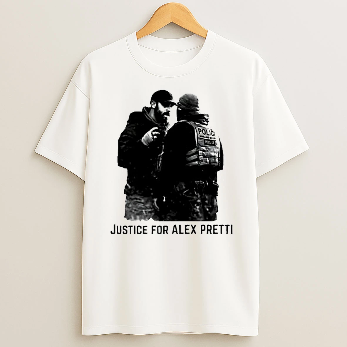 Jamala Hernandez Police Justice For Alex Pretti T Shirt
