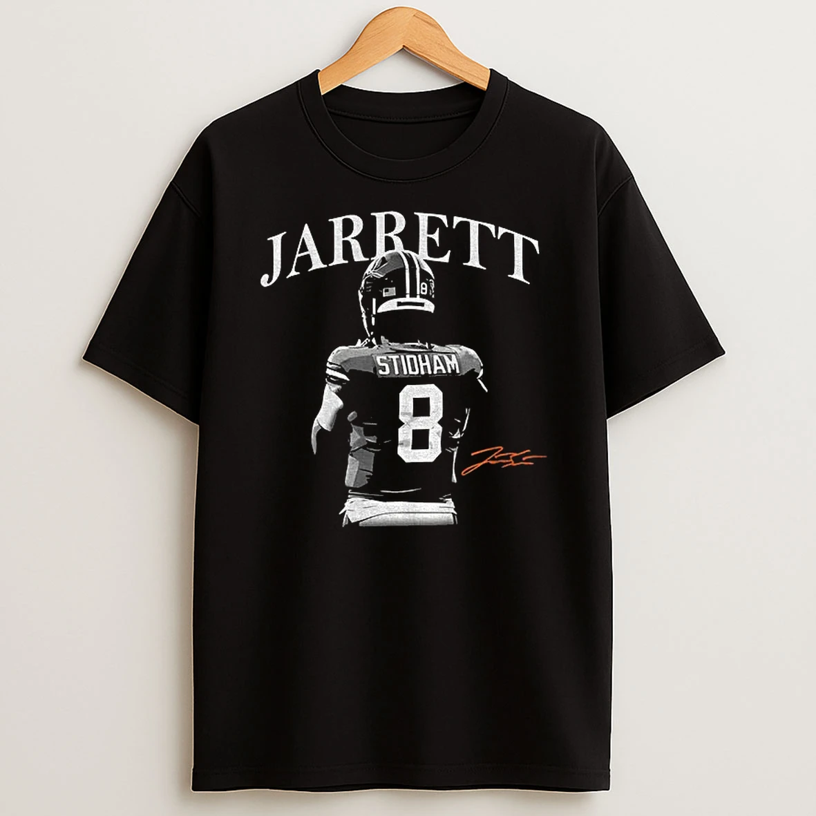 Jarrett Stidham 8 Denver Broncos Nfl Football Signature T Shirt