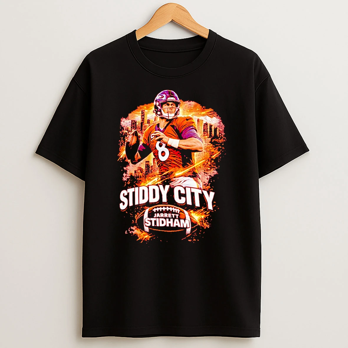 Jarrett Stidham 8 Stiddy City Denver Broncos Football 2026 T Shirt
