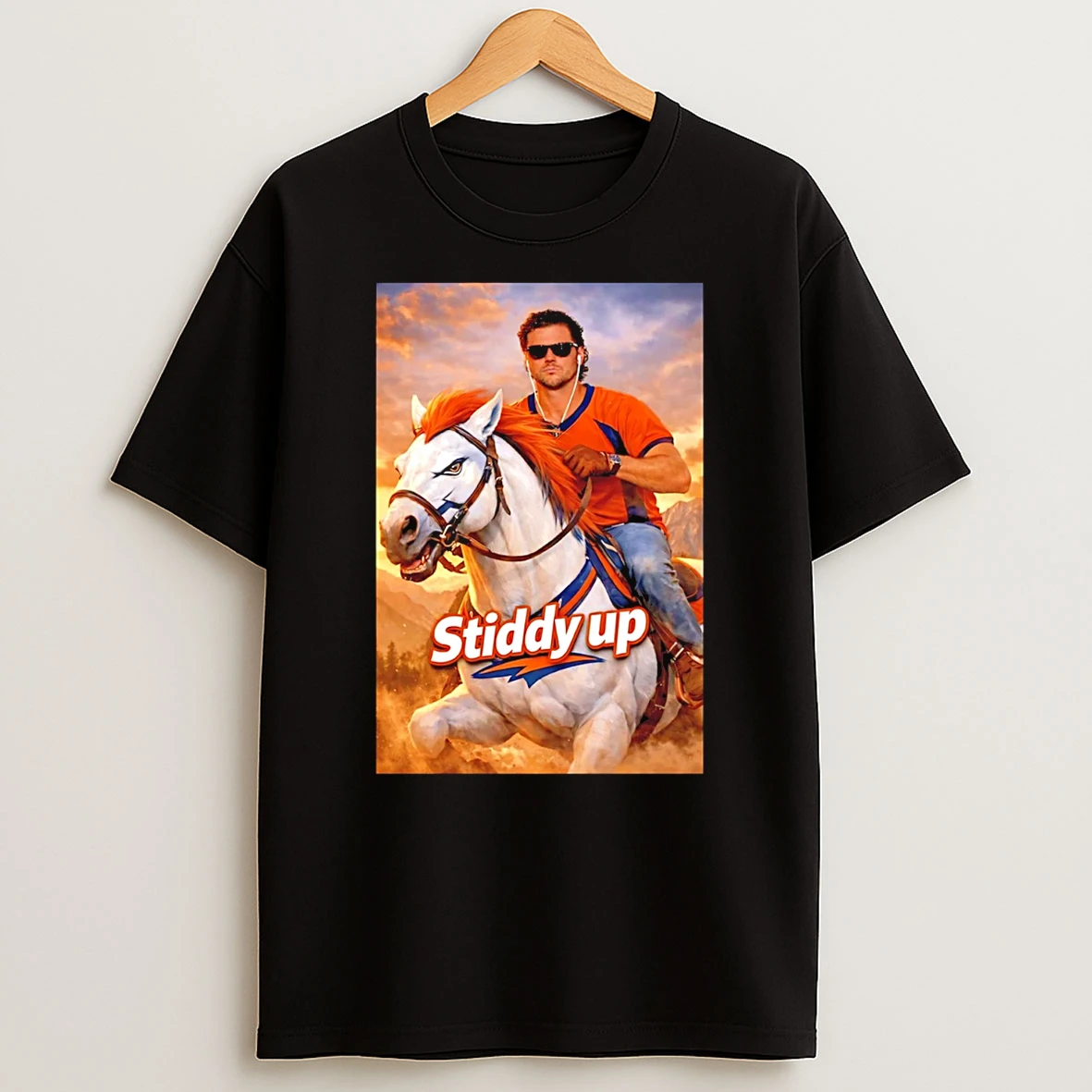 Jarrett Stidham Denver Broncos Stiddy Up T Shirt