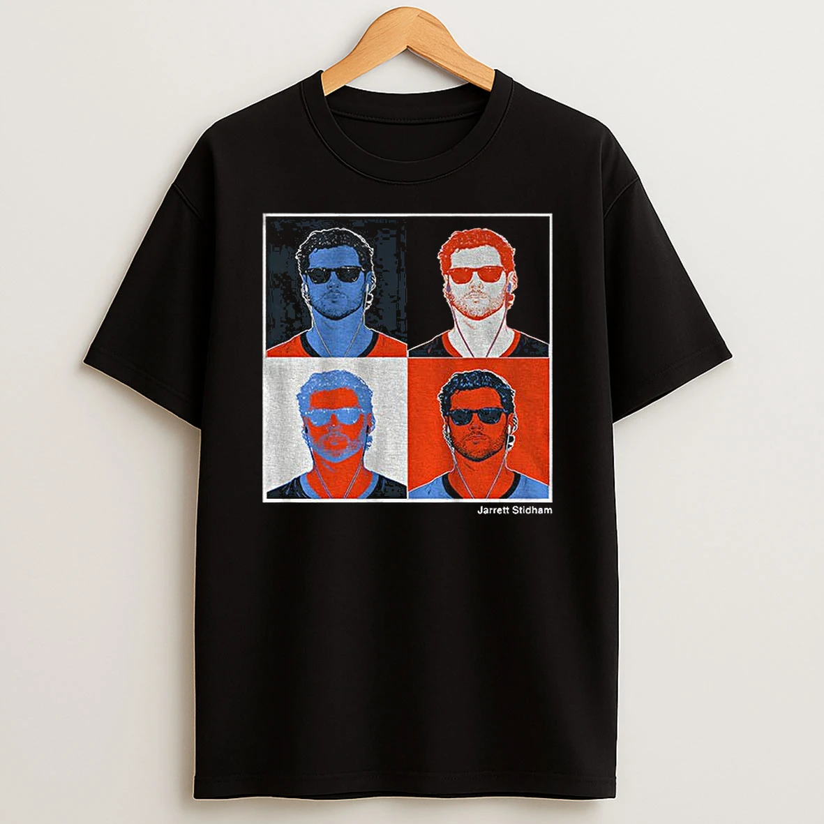 Jarrett Stidham Pop Art Denver Broncos Football Player Graphic T Shirt