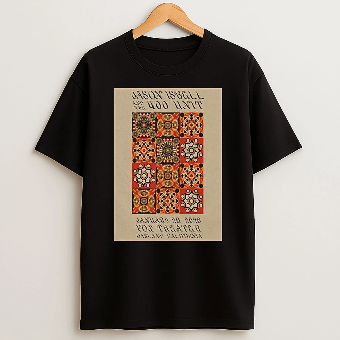Jason Isbell And The 400 Unit Jan 29 2026 Oakland Ca T Shirt