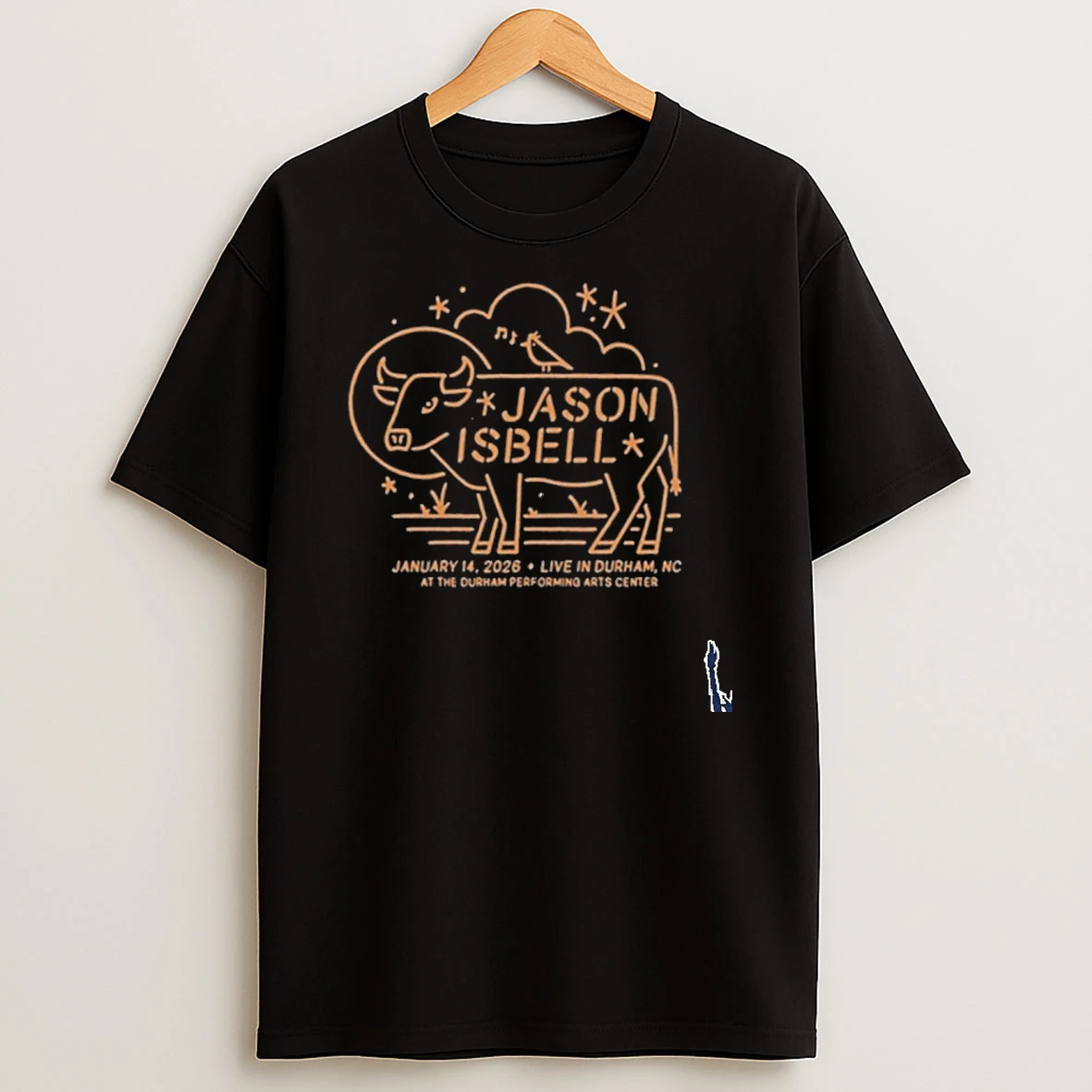 Jason Isbell Durham Nc Jan 14 2026 T Shirt