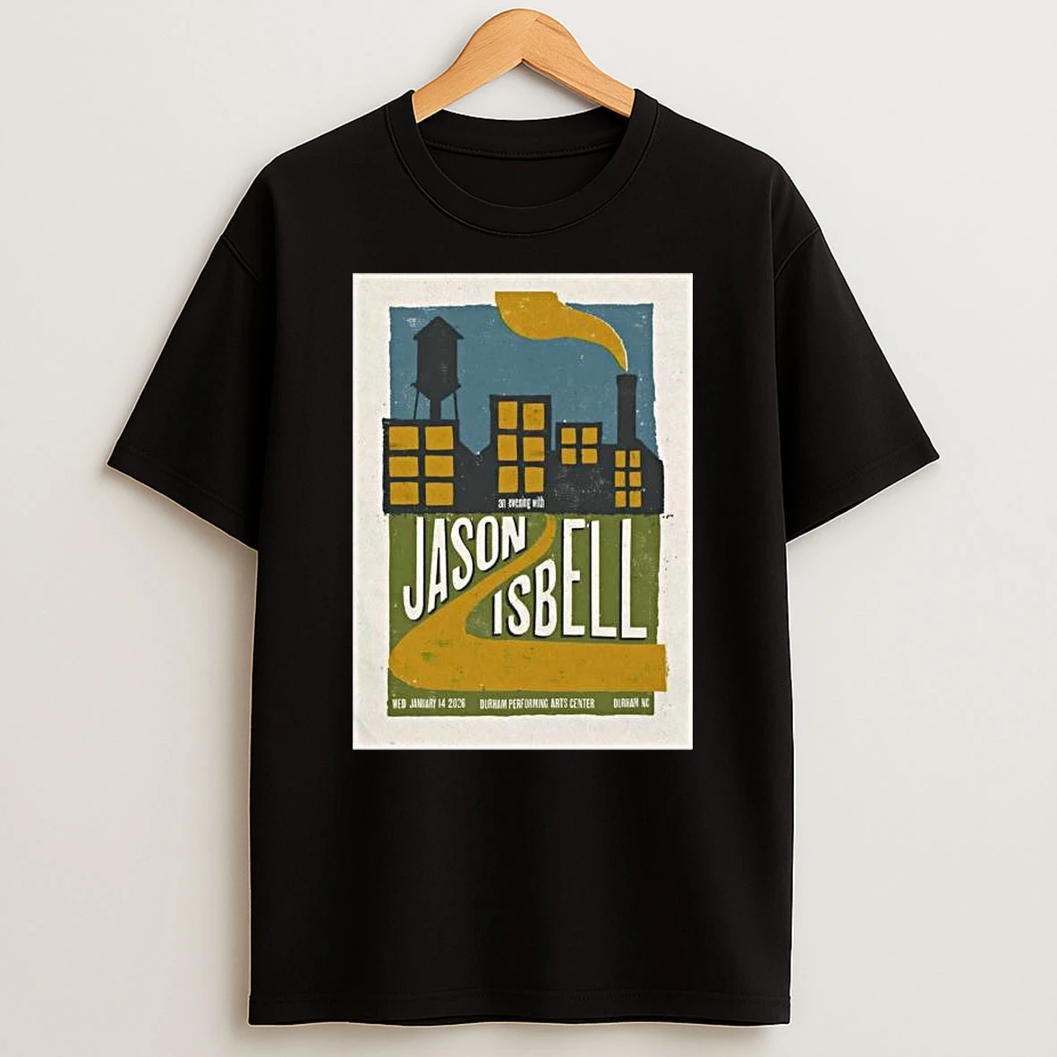 Jason Isbell Jan 14 2026 Durham Nc T Shirt