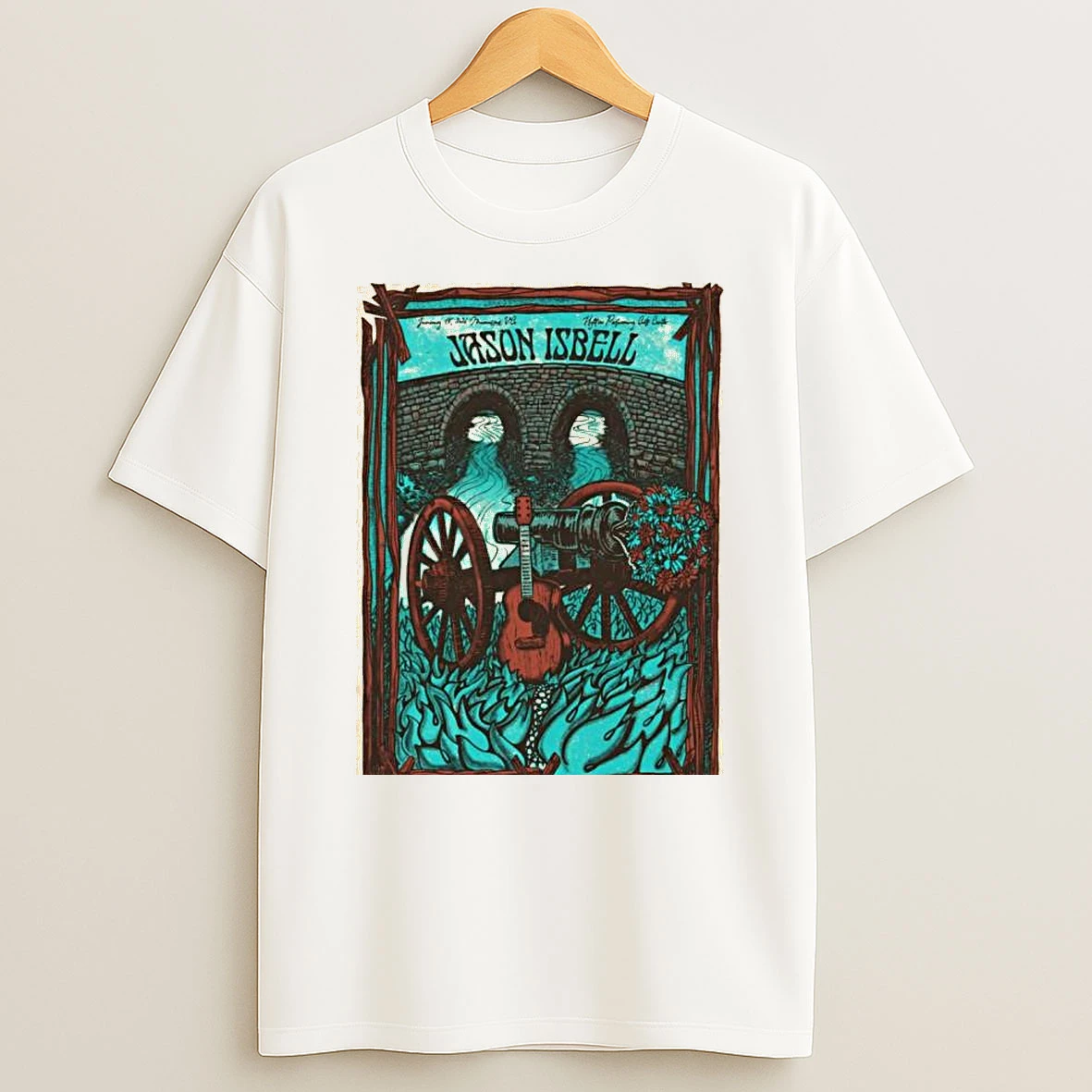 Jason Isbell Jan 15 2026 In Manassas Va T Shirt