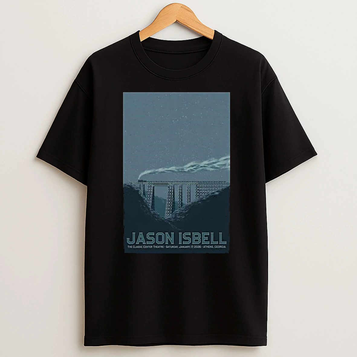 Jason Isbell Tour Athens Ga Jan 17 2026 T Shirt