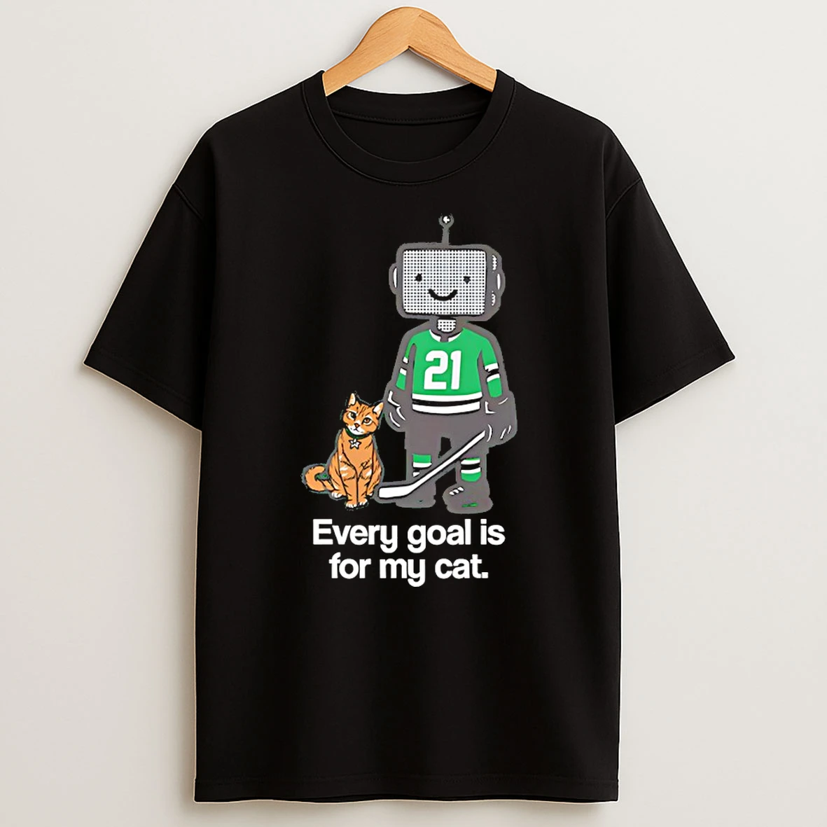 Jason Robertson Dallas Stars Nhl Hockey Every Goal Is For My Cat T Shirt