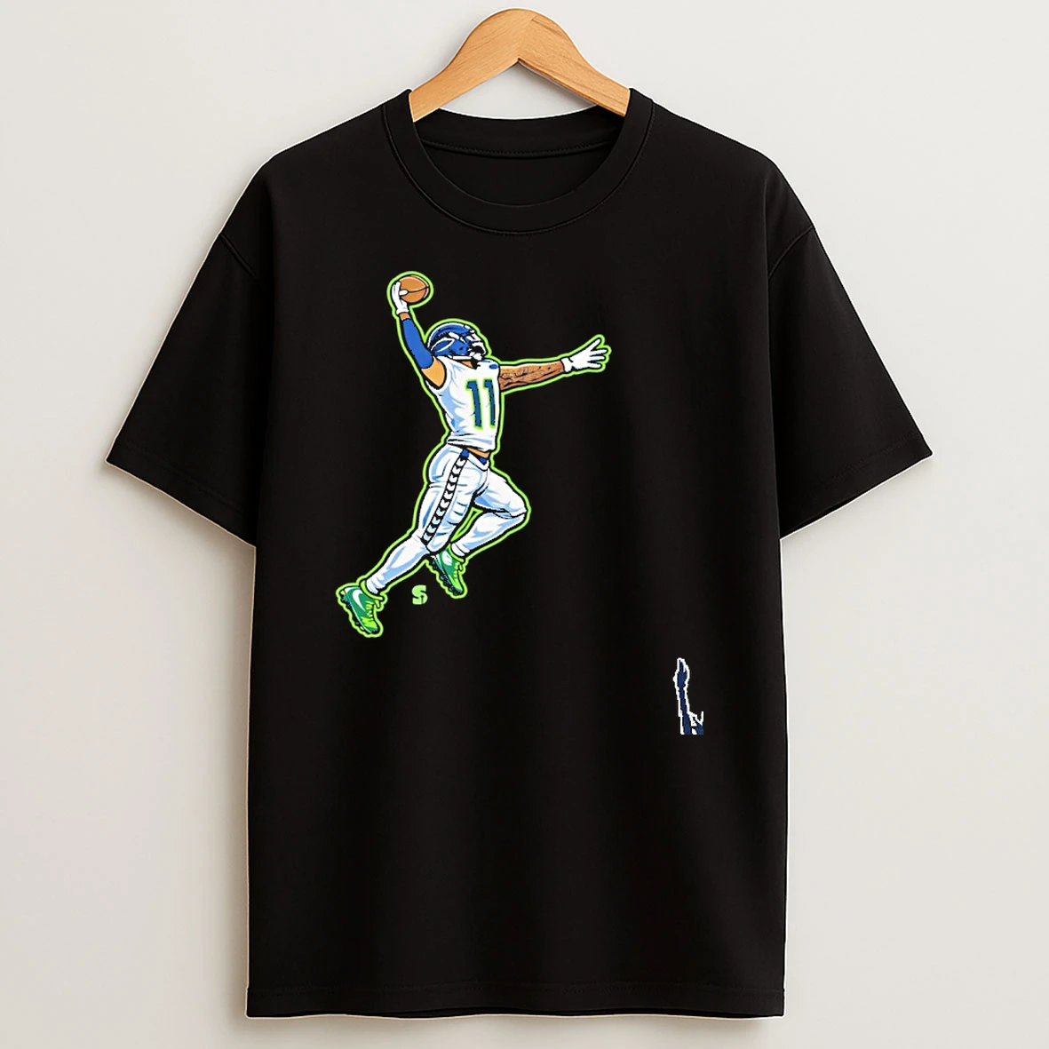 Jaxon Smith Njigba Seahawks Slam Dunk T Shirt