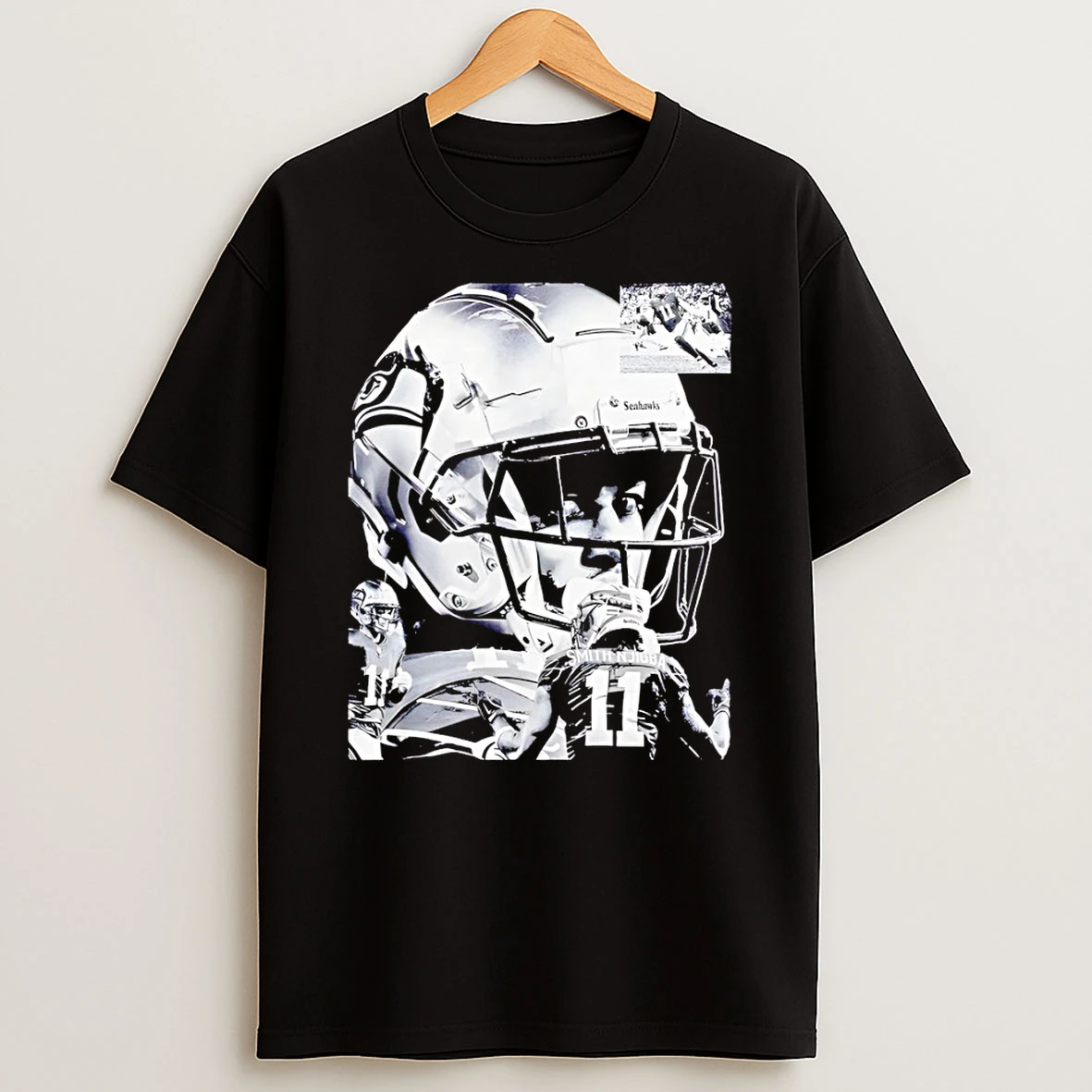 Jaxon Smith Njigba Seattle Football Graphic Nfl 2026 T Shirt