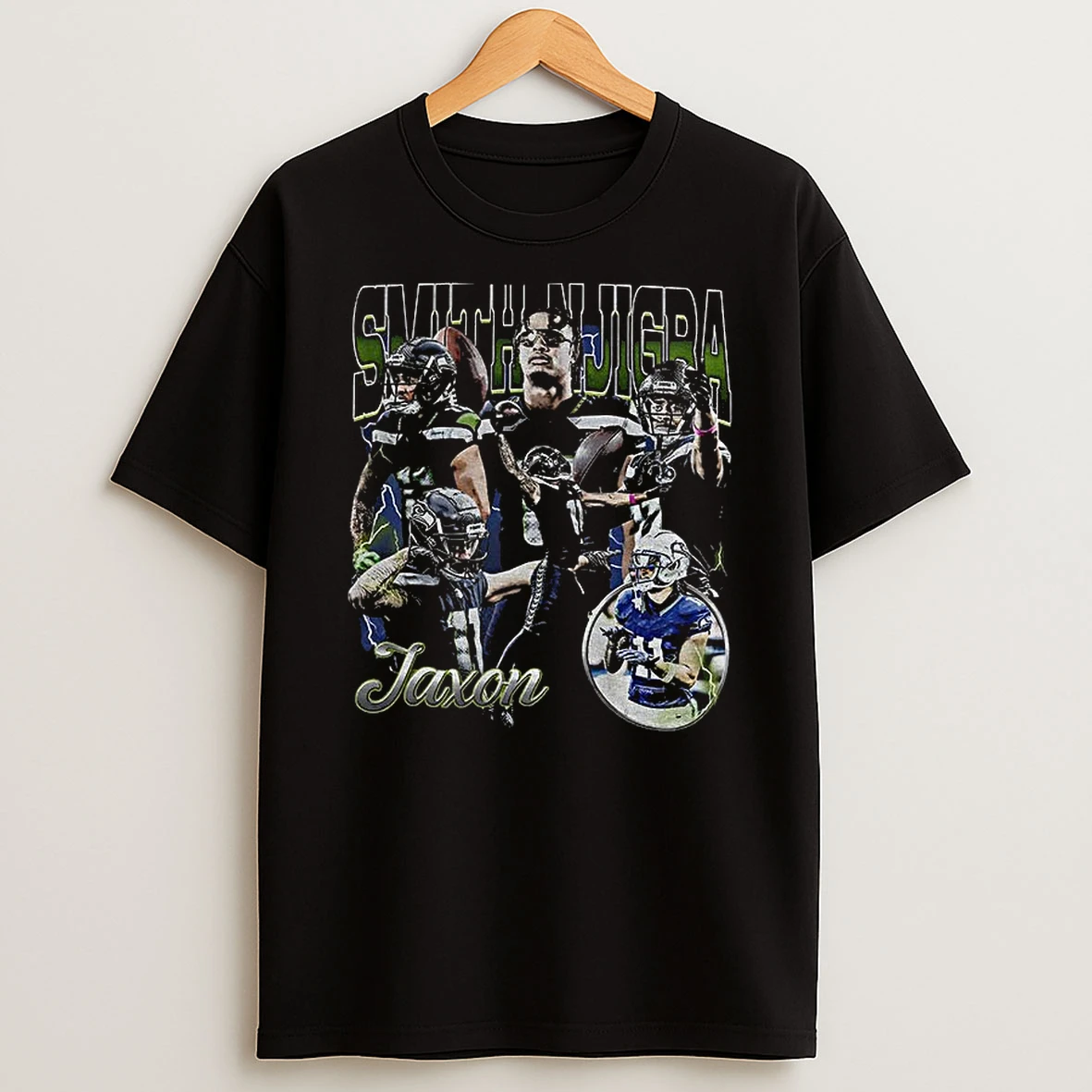 Jaxon Smith Njigba Seattle Seahawks Football Game Day Graphic Vintage T Shirt