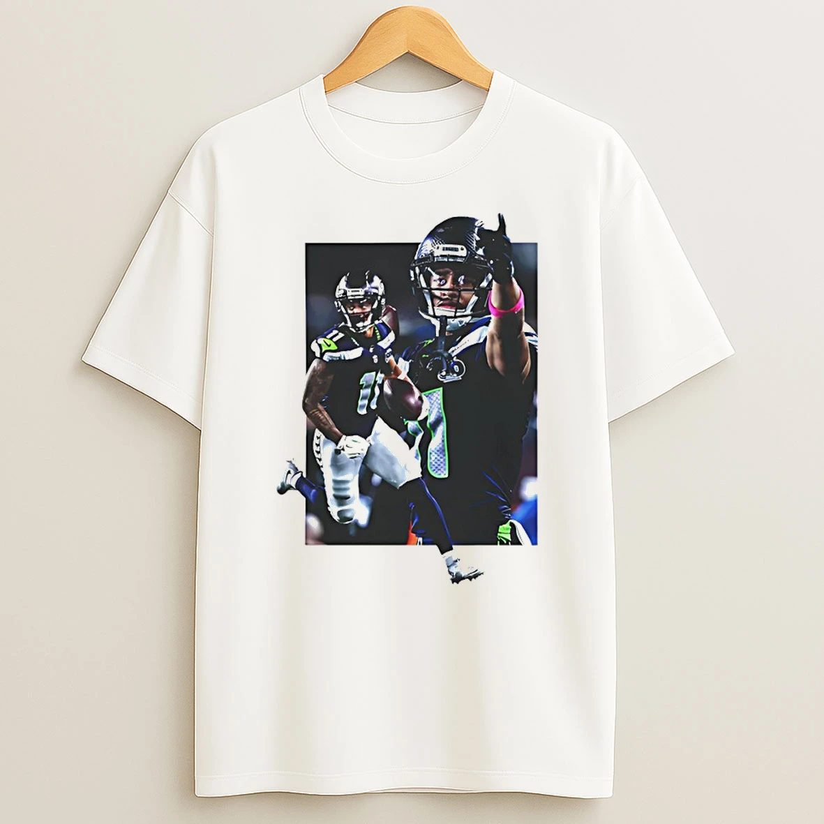 Jaxon Smith Njigba Seattle Seahawks Football Graphic T Shirt