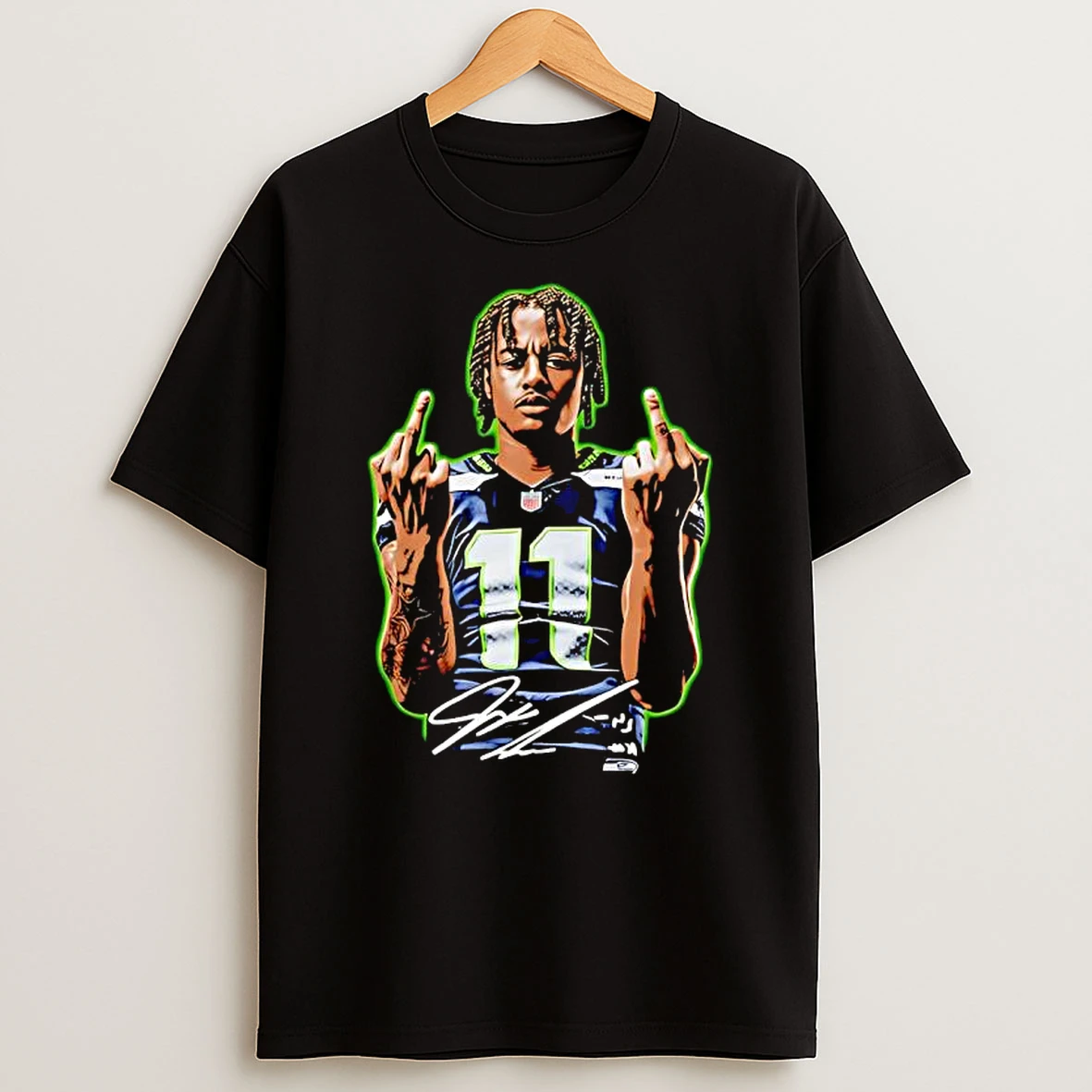 Jaxon Smith Pose Vintage Look Signature Graphic T Shirt