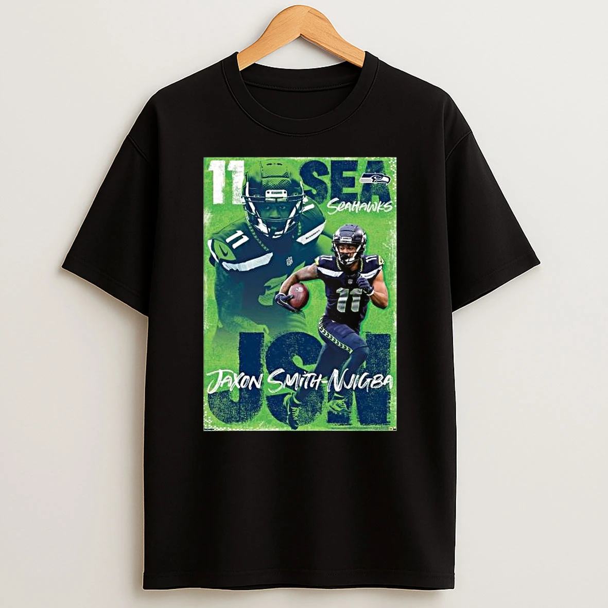 Jaxon Smith Njigba Seattle Seahawks Players T Shirt