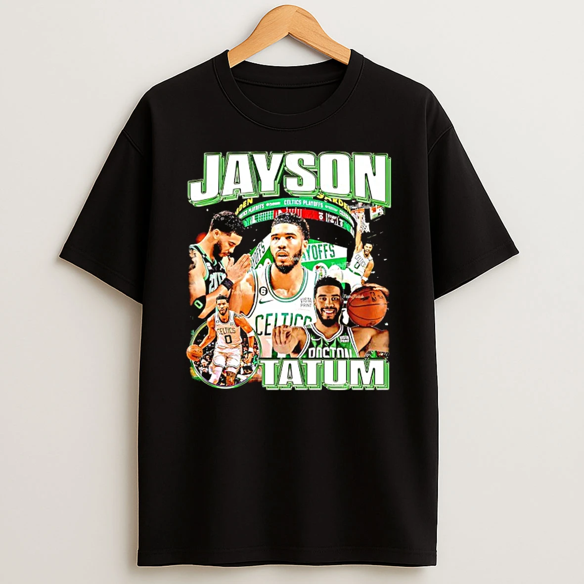 Jayson Tatum Boston Celtics Basketball Player 0 Graphic T Shirt