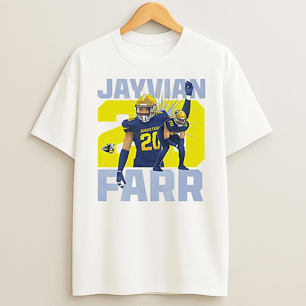 Jayvian Farr Au Football Ncaa Legends Player Collage T Shirt