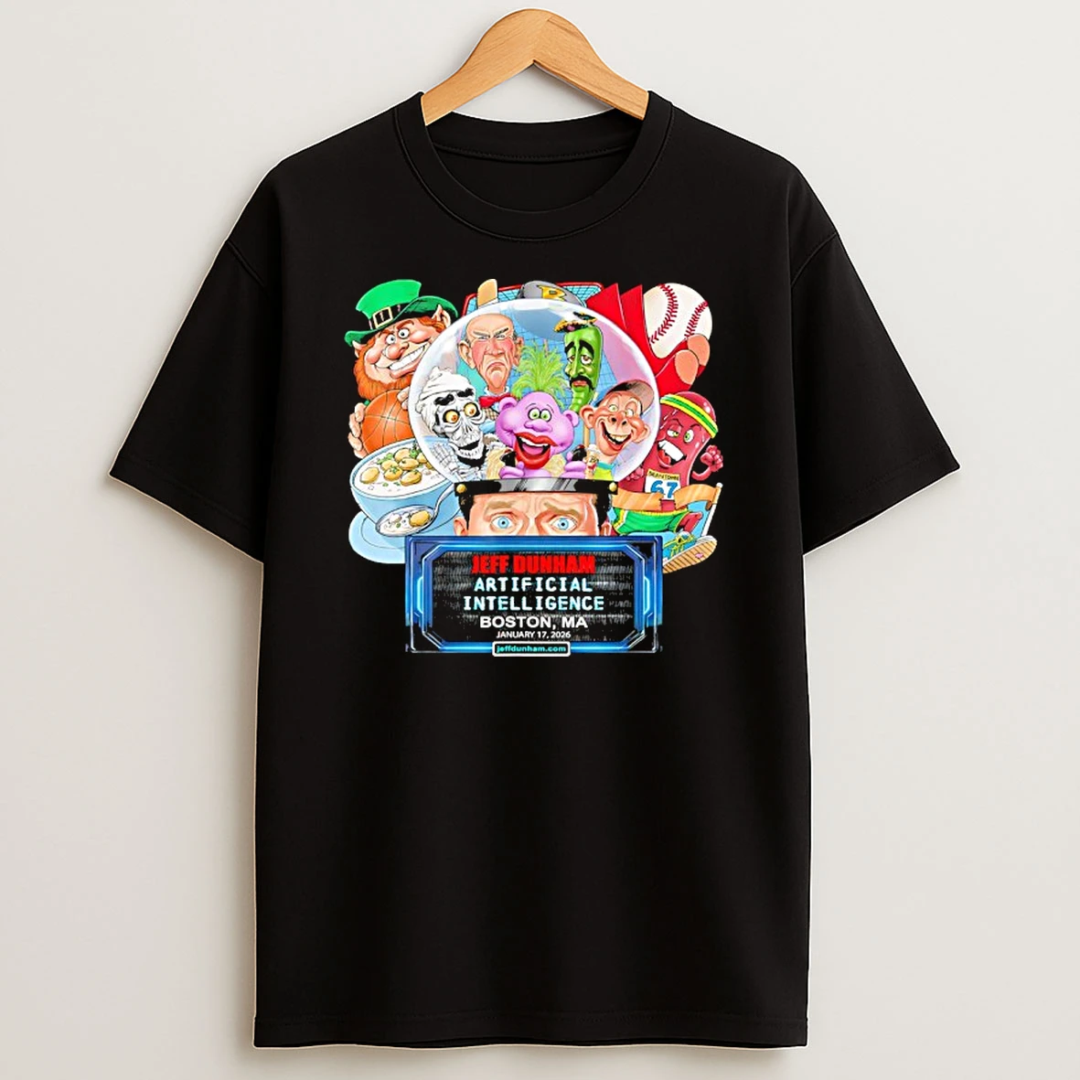 Jeff Dunham Boston Ma 2026 T Shirt