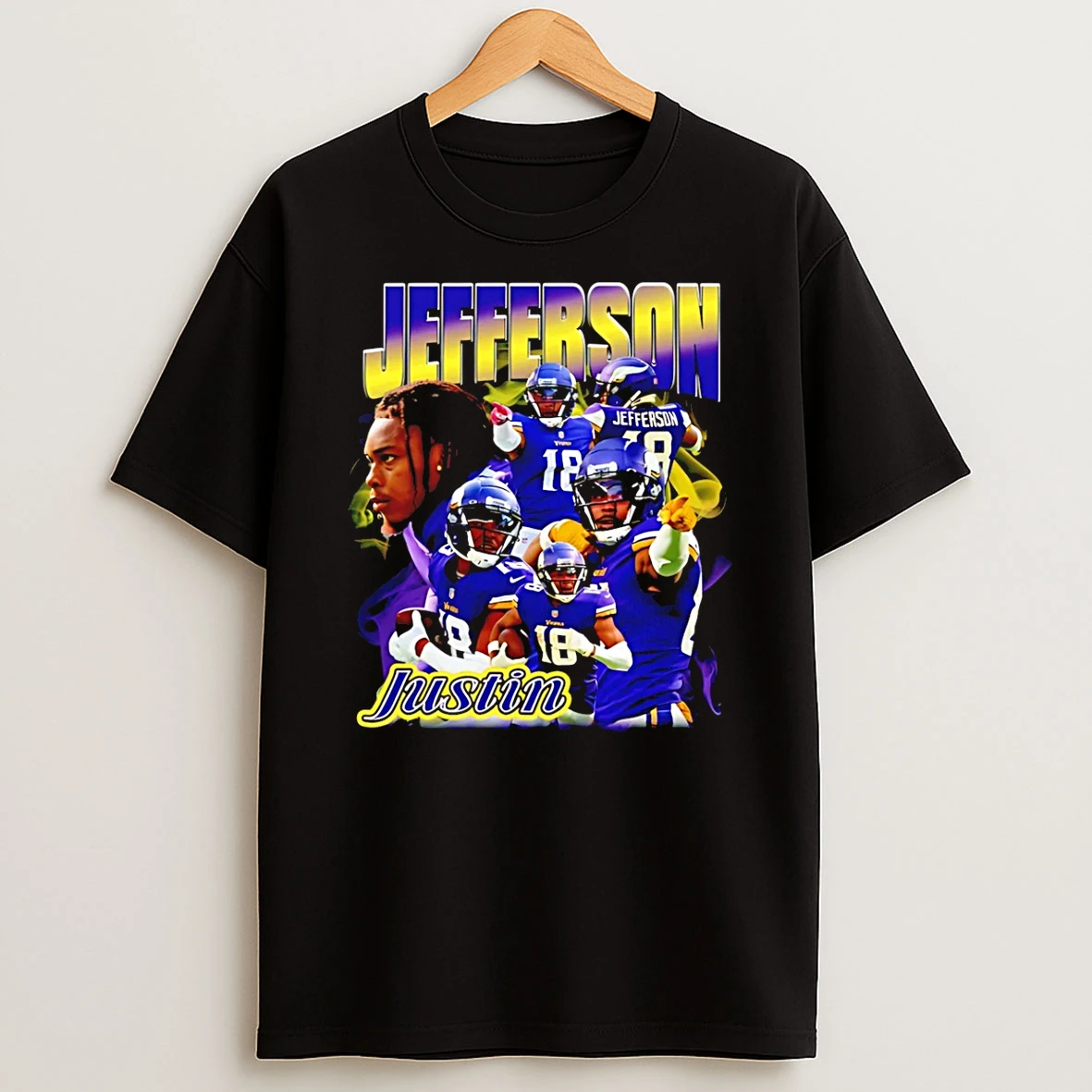 Jefferson Justin Minnesota Vikings Vintage 90s 2026 T Shirt