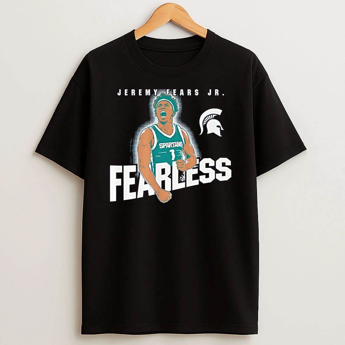 Jeremy Fears Jr Fearless Michigan State Spartans Basketball Nba 2026 T Shirt